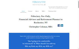 Fiduciary First Advising, Fee-Only Retirement Planner in Rochester NY