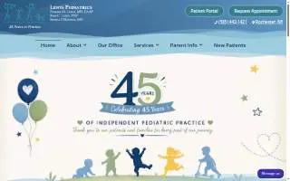Lewis Pediatrics of Brighton website