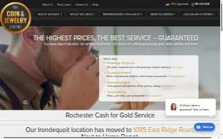 Ridge Coin & Jewelry Exchange of Brighton website