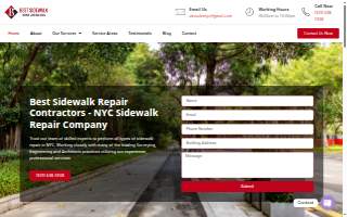 Best Sidewalk Repair Contractors