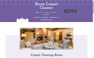 Bronx Carpet Cleaner website