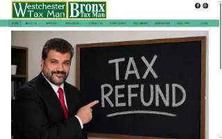 Bronx Tax Man Corp website