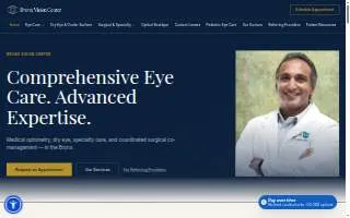 Bronx Vision Center website