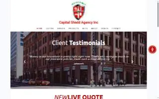 Capital Shield Agency Inc website