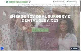 Dental Oral Surgery of Bronx website