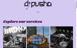 DJ Pusha website
