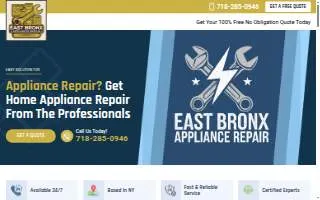East Bronx Appliance Repair website