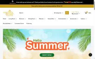 Golden Home Furniture website