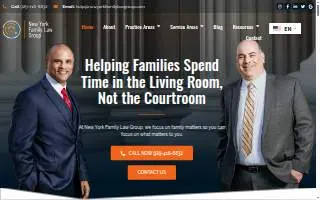 New York Family Law Group website