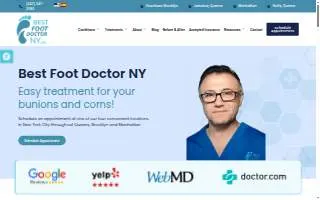 Best Foot Doctor NY of Brooklyn website