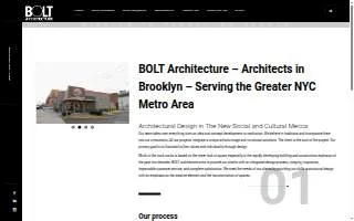 BOLT Architecture website