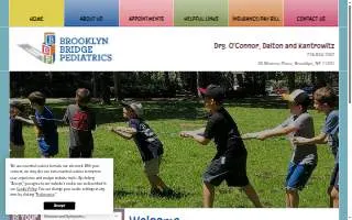 Brooklyn Bridge Pediatrics website
