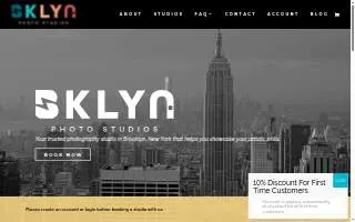 Brooklyn Photo Studios website