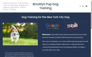 Brooklyn Pup Dog Training website