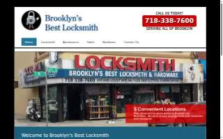 Brooklyn's Best Locksmith & Hardware website