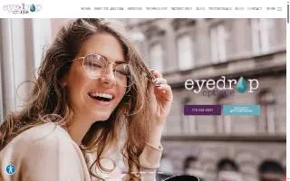 Eyedrop Optique website
