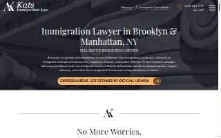 Kats Immigration Law website