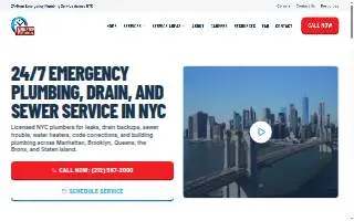 Nonstop Plumbers CORP website