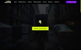 Slick Moving Brooklyn website