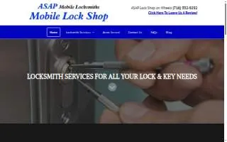 ASAP Mobile Locksmiths - Mobile Lock Shops of Buffalo website