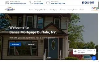Banas Mortgage Co LTD website