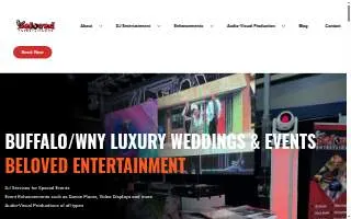 Beloved Entertainment of Buffalo website