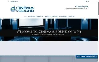 Cinema & Sound Of WNY website
