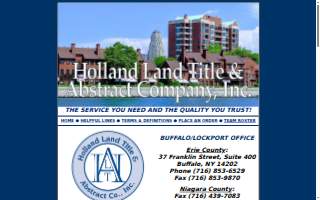Holland Land Title & Abstract