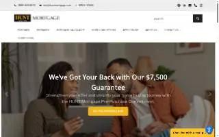 HUNT Mortgage (NMLS #37405) of Milford website