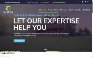Klima Law Group PLLC of Buffalo website