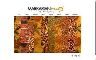 Markarian Rugs website