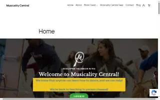 Musicality Central website