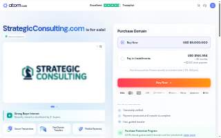 Strategic Consulting