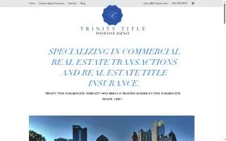 Trinity Title & Abstract Corporation of Buffalo website