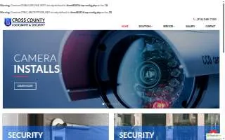 Cross County Locksmith website