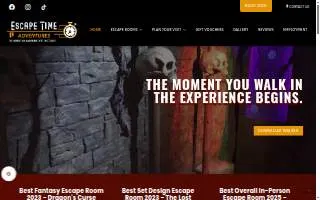 Escape Time Adventures of Carmel website