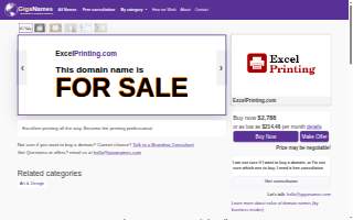 Excel Printing
