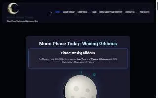 moon blue Spa website