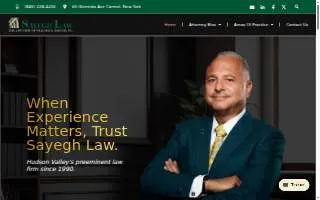 Sayegh Law website