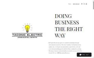 Taconic Electric Inc. website