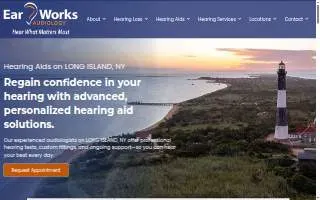 Ear Works Audiology of Centereach website