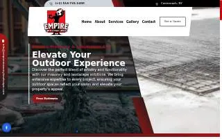 Empire Masonry and Landscape LLC website