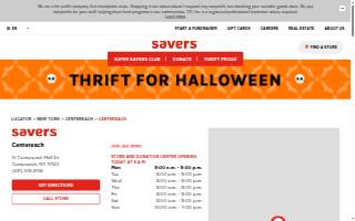 Savers website