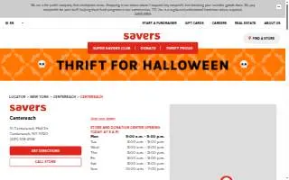Savers of Centereach website