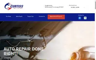 Curtiss Auto & Truck Repair website