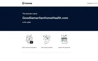 Good Samaritan Home Health Agency of Cheektowaga website