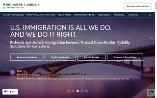 Richards and Jurusik Immigration Lawyers of Cheektowaga website