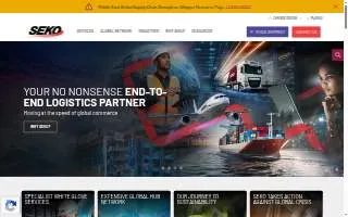 SEKO Logistics Buffalo website