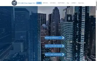 US CAN Visa Legal LLC website