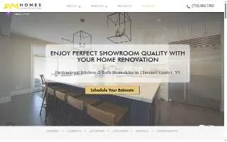 Avm Homes Construction website